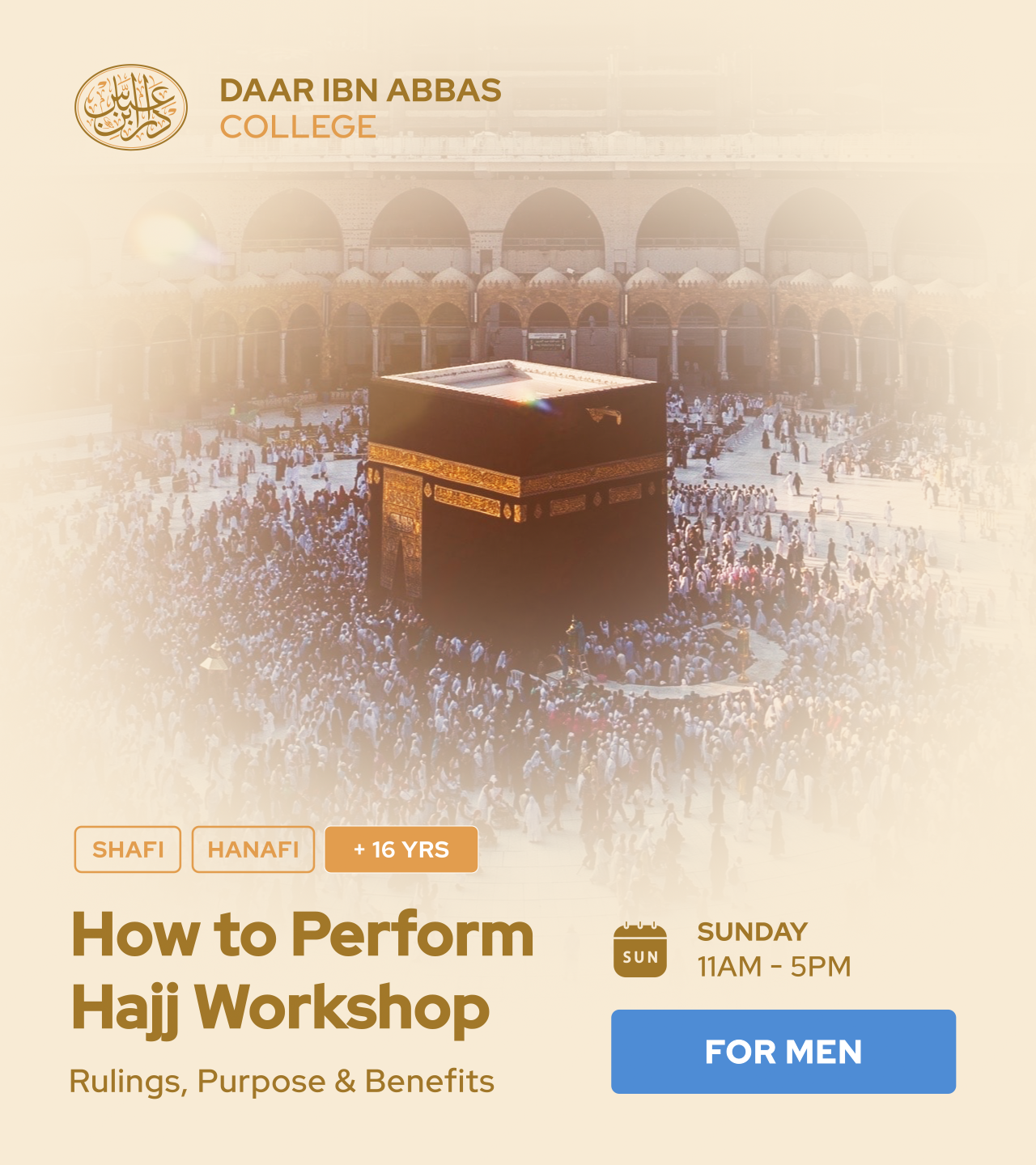 How to Perform Hajj Workshop